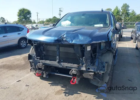 2020 Chevrolet Silverado 4Wd Short Bed Custom Trail Boss z USA, uszkodzony, nr VIN 1GCPYCEF9LZ163221